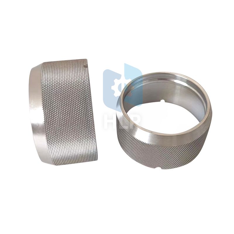 Mga Katangian ng CNC Turnning Aluminum Knurling Sleeve